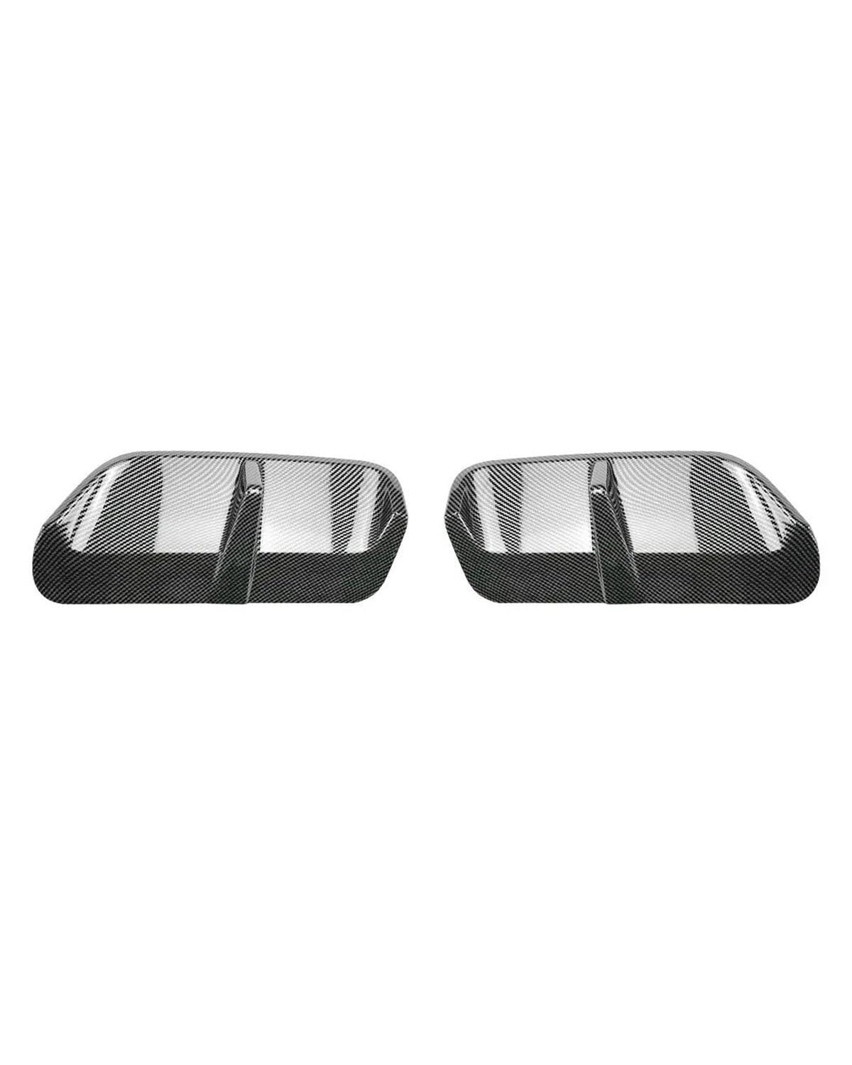 Heckstoßstangen Spoiler Für X1 Für U11 18i 28i 2023 2024 Auto Heckschürze Spoiler Lip Diffusor Vent Abdeckung Auto Heck Spoiler(Carbon Look) von SOHINI