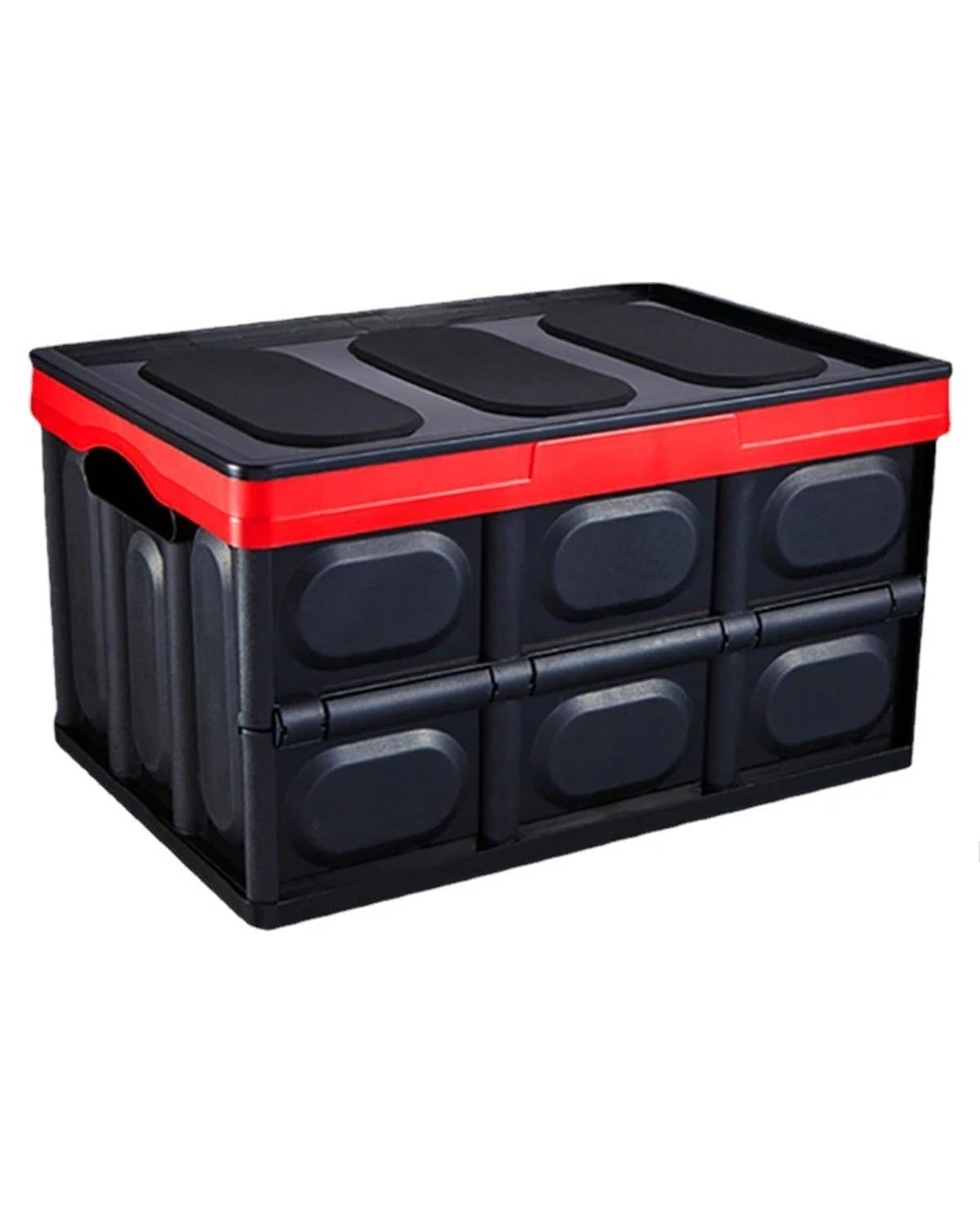 Kofferraum Organizer Auto Kofferraum Faltbarer Organizer Kofferraum Aufbewahrungsboxen Auto Aufbewahrungsboxen Kunststoff Multifunktionale SUV Kofferraum Aufbewahrung Auto Kofferraumtasche(Black set 3 von SOHINI