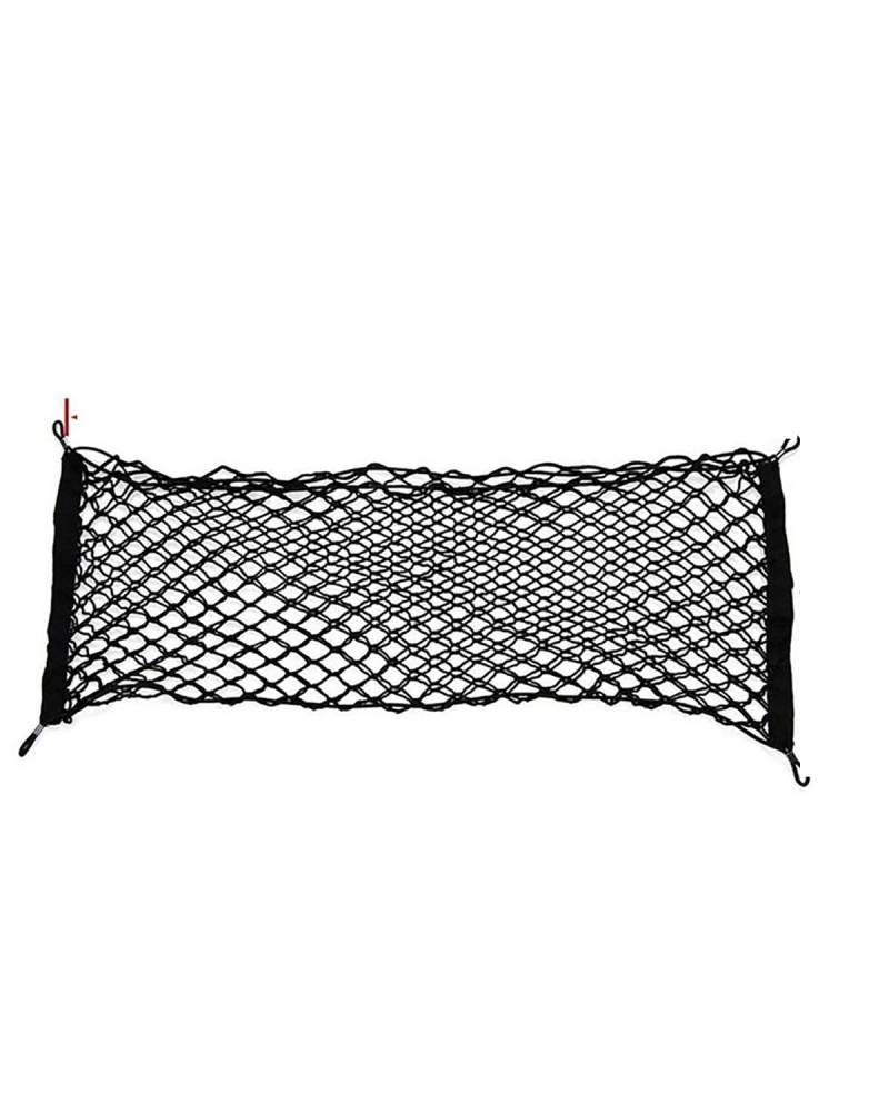 Kofferraum Organizer Auto-Kofferraum-Gepäckaufbewahrung Aus Nylon Mit Starkem Elastischem Dehnbarem Netzhalter Und Haken Für Den Auto-Organizer Auto Kofferraumtasche(2 Layer 90X40CM) von SOHINI