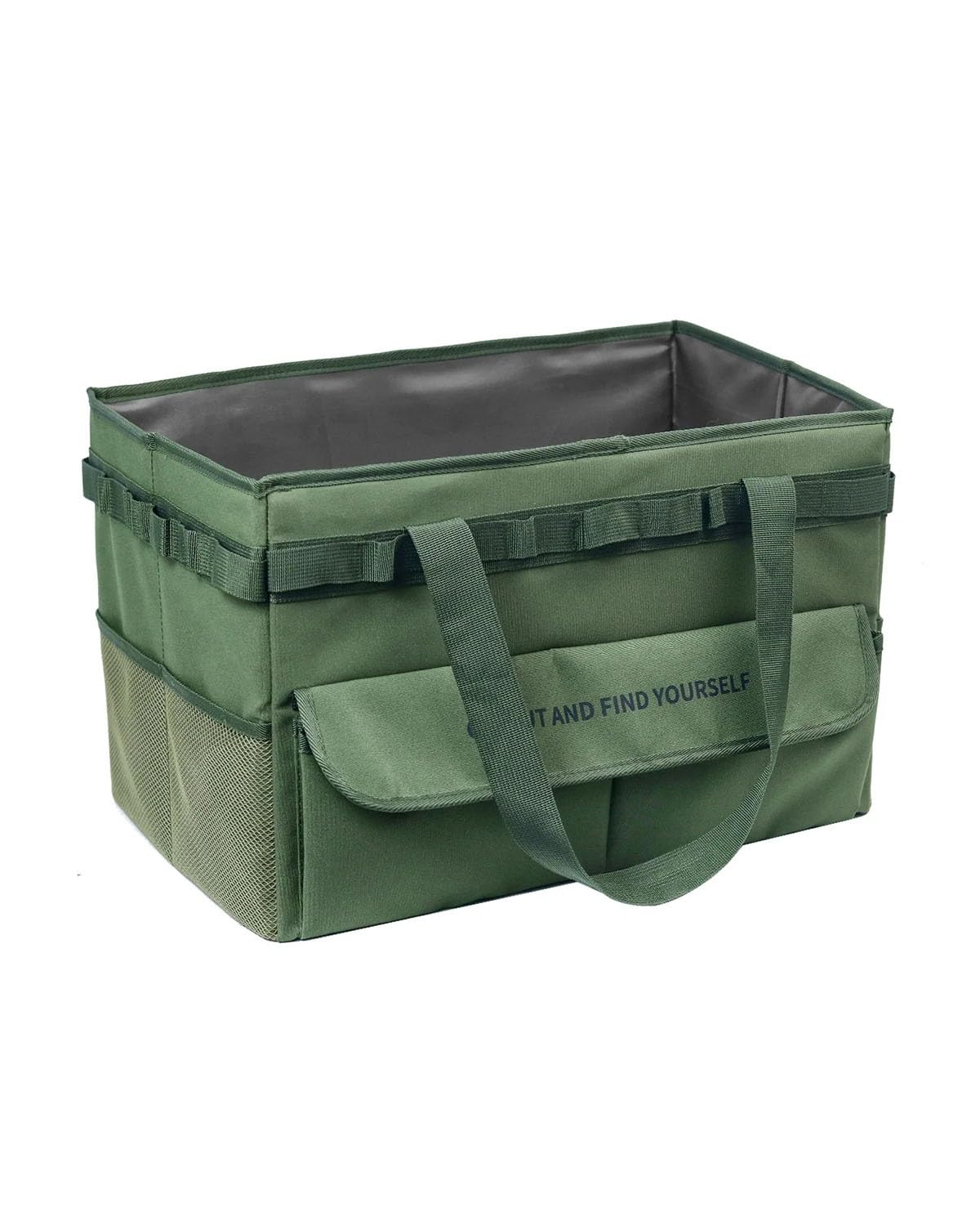 Kofferraum Organizer Faltbare Kofferraumbox – Sorgen Sie Für Ordnung Und Sauberkeit In Ihrem Auto! Mit Unseren Aufbewahrungsboxen Wird Ordnung Für Kinderspiel! Auto Kofferraumtasche(Army Green) von SOHINI