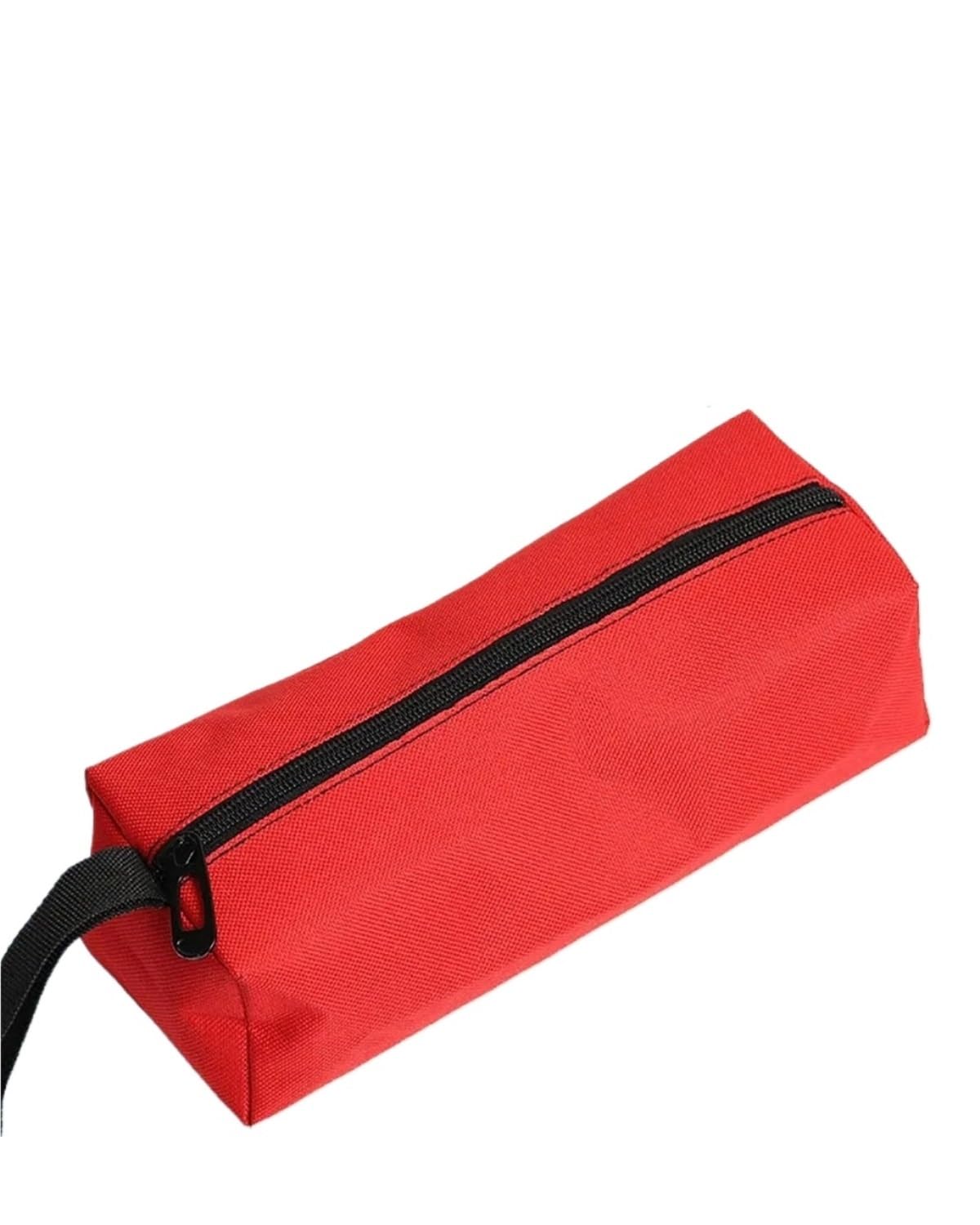 autositz Organizer Tragbare Reparaturwerkzeugtasche Auto-Aufbewahrungstasche Langlebige Aufbewahrungs-Tragetasche Reißverschluss Kofferraum-Organizer Kofferraum Organizer Klett(B-red-25x8.5x7cm) von SOHINI