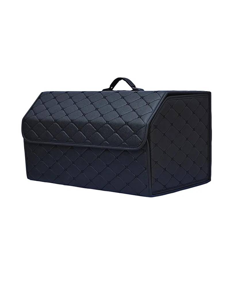 Kofferraum Organizer Verstauen Aufräumen Leder Zusammenklappbar Notfälle Aufbewahrungsbox Kofferraum-Organizer-Box Aufbewahrungstasche Auto-Mehrzweckwerkzeuge Auto Kofferraumtasche(Black-L) von SOHINI