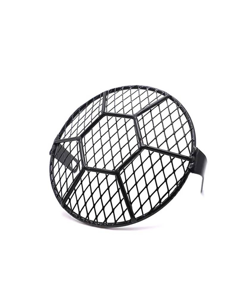 Rundes Scheinwerfergitter Für Cruiser Scheinwerfer Abdeckung Motorrad Scheinwerfer Mesh Grill Schutz Front Lampe Mesh Grille Abdeckung Schutz Scheinwerfergitterabdeckung(Football Lattice4) von SOHINI