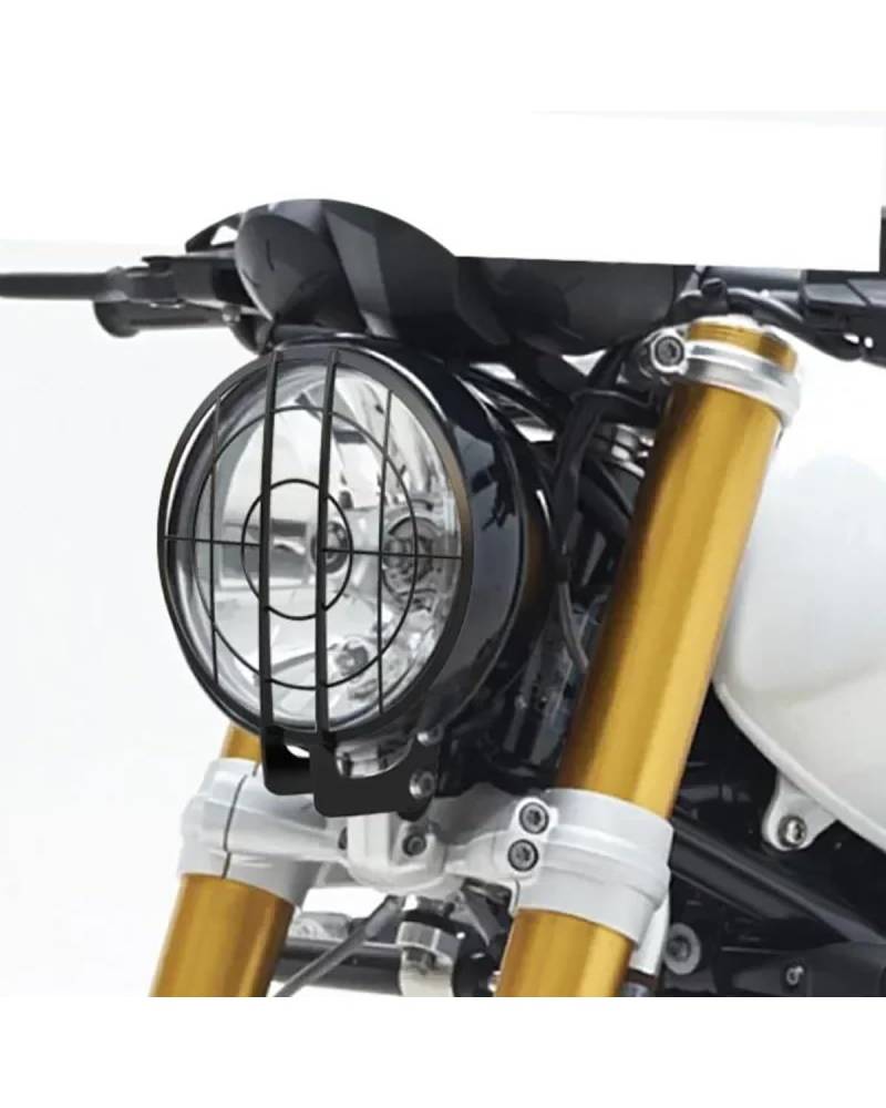 Rundes Scheinwerfergitter Für RNINE-T/R1200 2014-2023 2022 2021 R1200 R Nine T Motorrad Aluminium Scheinwerfer Grille Schutz Abdeckung Scheinwerfergitterabdeckung von SOHINI