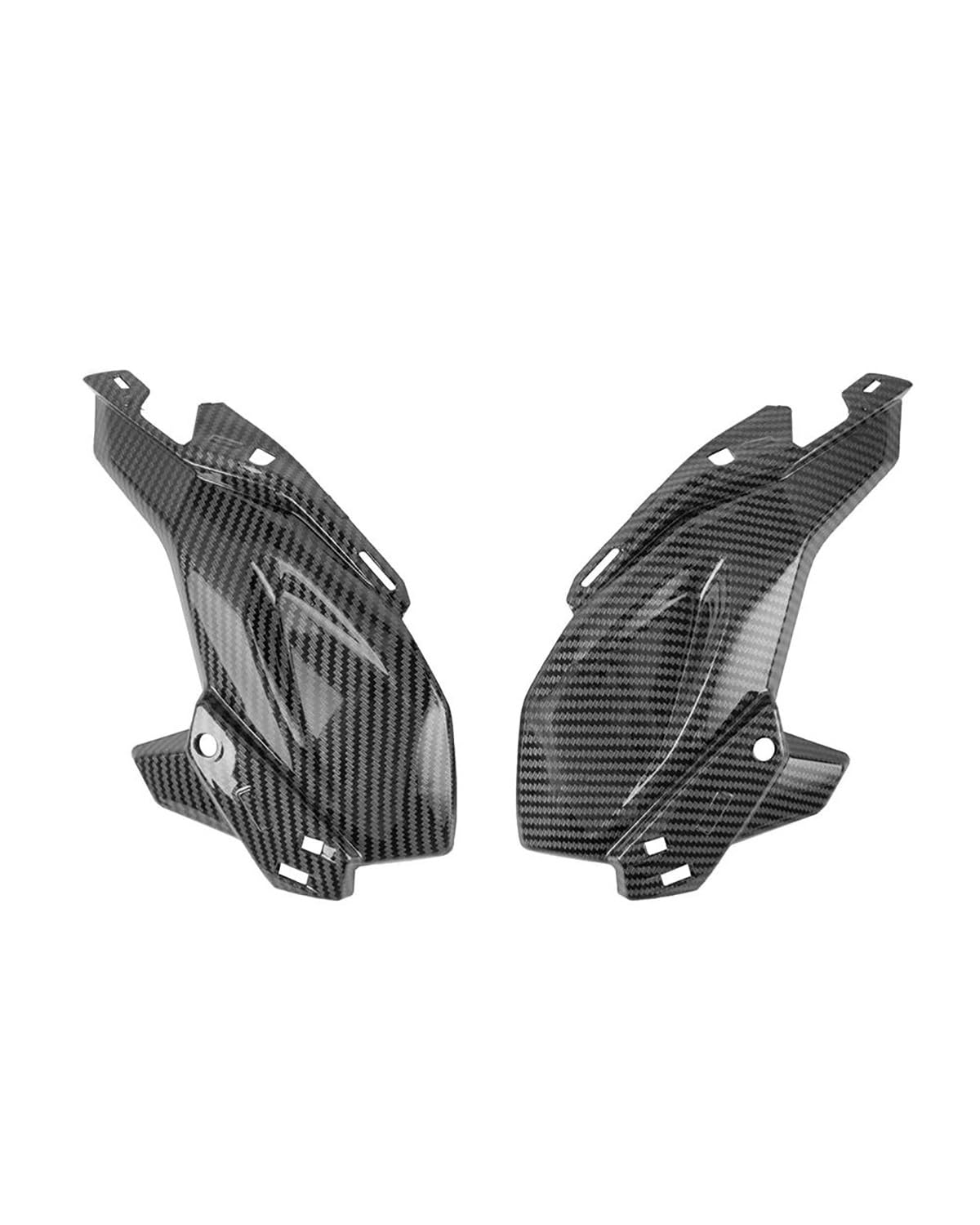 Rundes Scheinwerfergitter Für Z900 2017 2018 2019 Z 900 Teile Moto Zubehör Motorrad Vorderseite Nase Abdeckung Scheinwerfer Panel Verkleidung Gugel Fit Scheinwerfergitterabdeckung(Carbon Fiber Look) von SOHINI