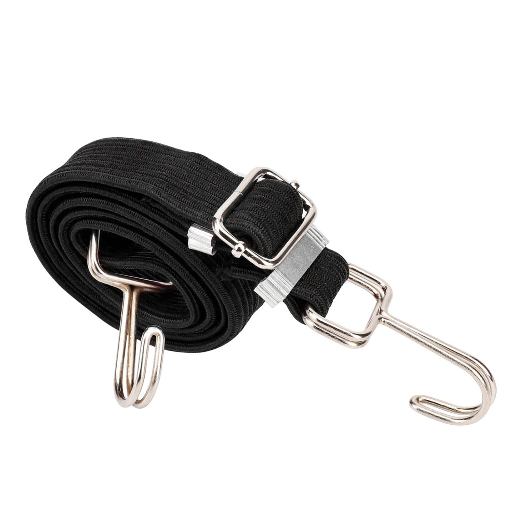 SOIMISS 1Stk Bungee Seil Spanngurt Spannband mit Haken Ratschengurt Zurrgurte Nockenschnalle Ladegurt spannriemen elastisches Bindegürtel Befestigungsgurt elastisches Latexseil Black von SOIMISS