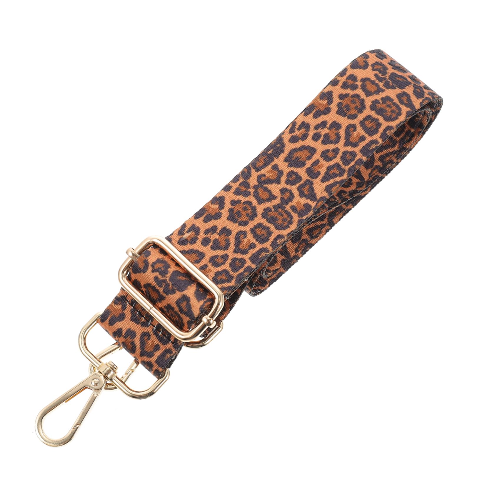 SOIMISS 2St Breiter Schultergurt mit Leopardenmuster Bag Straps taschengürtel Umhängetasche Taschengurte für Handtaschen DIY Ersatzgurt für Tasche Taschenriemen ersetzen Zinklegierung von SOIMISS