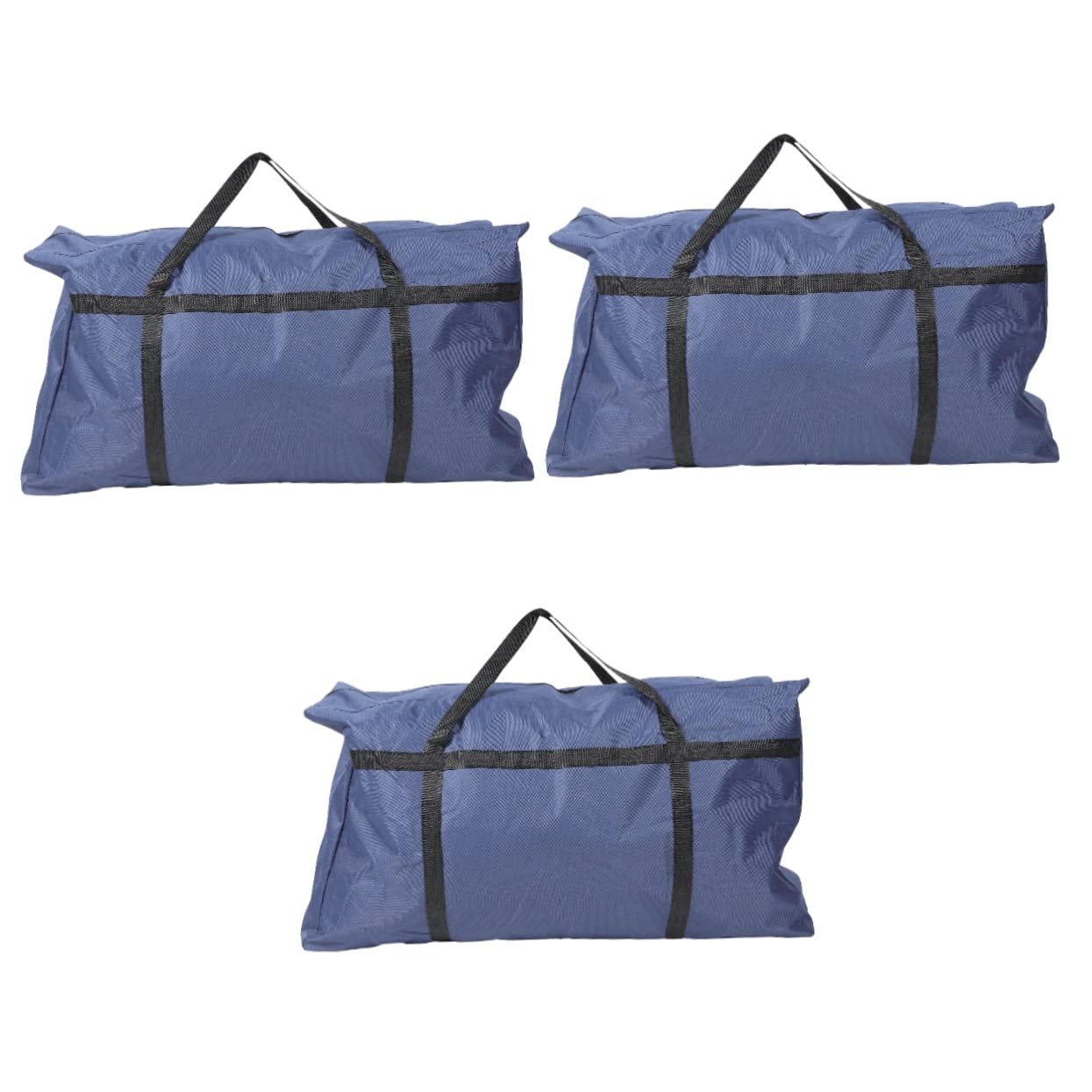 SOIMISS 3St Tasche aus Oxford-Stoff Aufbewahrungstasche für Bettwäsche Tröster Aufbewahrungstasche Reisetaschen aufbewahrungssack Storage Pockets Umzug Deckenaufbewahrung Stepptasche Blue von SOIMISS