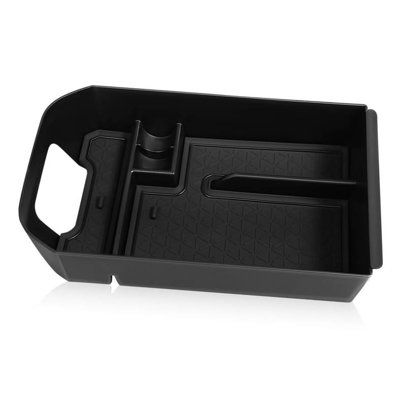 SOIMISS Armlehnen-Aufbewahrungsbox Zubehör Schutz Rückseite Abteil Ranger Fix Armlehnenbox Auto Aufbewahrungstasche handyhalterung Vordersitz-Organizer Auto-Organizer-Tablett Plastik Black von SOIMISS