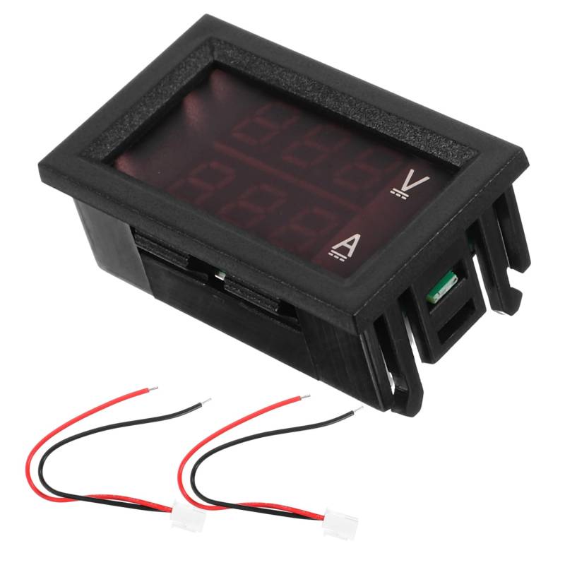 SOIMISS Digitales Voltmeter Amperemeter Spannung Strom Tester Monitor Panel Gauge Für Auto Dc Doppelanzeige Zufällige Farben Kompakt Und Präzise Messungen von SOIMISS