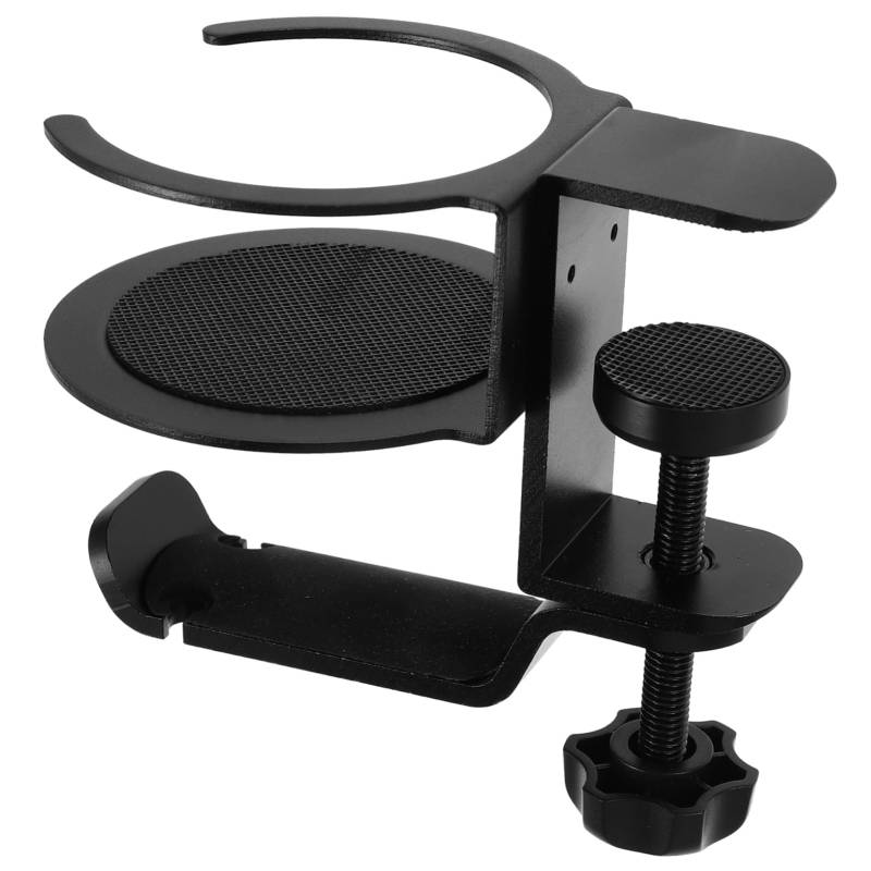 SOIMISS Kopfhörerhalter Mit Drehfunktion Headset Stand Für Gaming PC Zubehör Stabiler Tisch Halter Für Kopfhörer Und Wasserbecher von SOIMISS