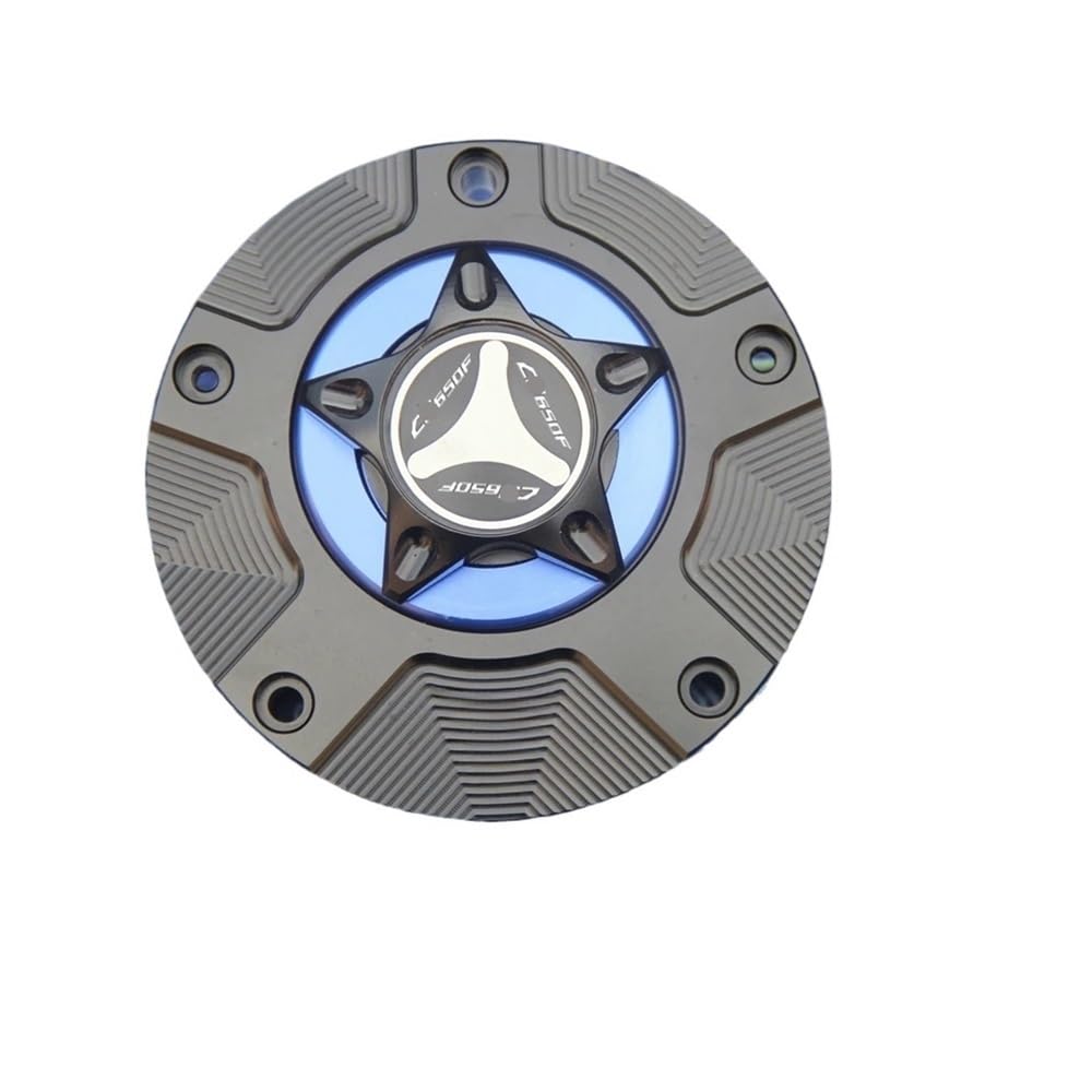 Tankdeckel-Abdeckung CNC Aluminium Keyless Motorrad Kraftstoff Tankdeckel Abdeckung Für H&on&da CB 650F 2014-2020 (2015 2016 2017 2018 2019 CB650F von SOJTWMGH