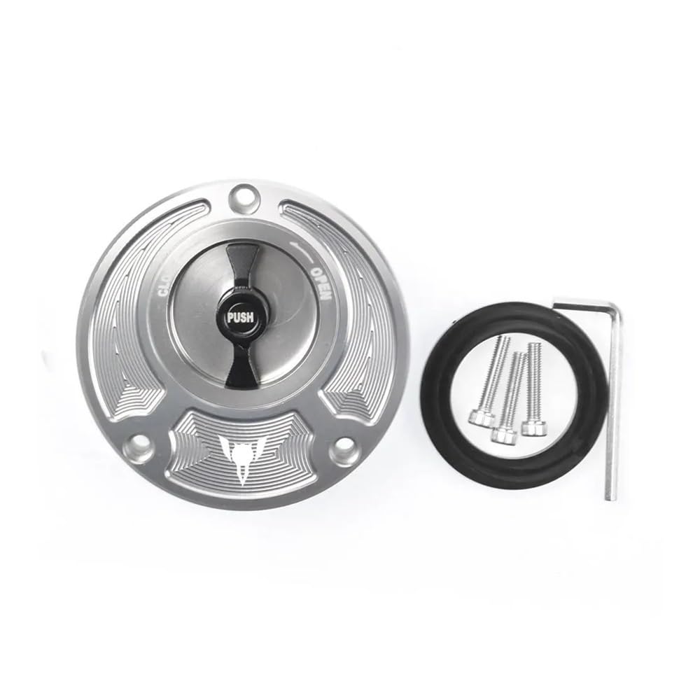 Tankdeckel-Abdeckung CNC Aluminium Keyless Motorrad Zubehör Kraftstoff Tankdeckel Abdeckung Für Yam&aha MT-01 MT-03 MT07 MT-09 MT-10 MT-25 MT125 von SOJTWMGH