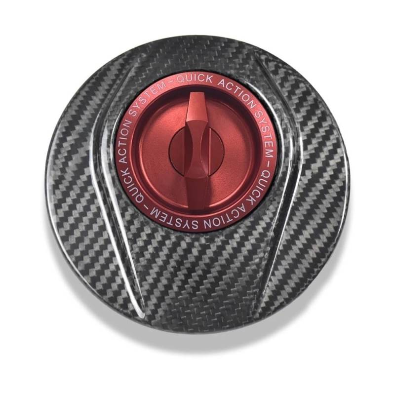 Tankdeckel-Abdeckung Für Yam&aha Niken 900GT 2021 Carbon Fiber Quick Release Keyless Kraftstoff Tank Kappe Öl Füllung Abdeckung Benzin Airbox Motorrad von SOJTWMGH