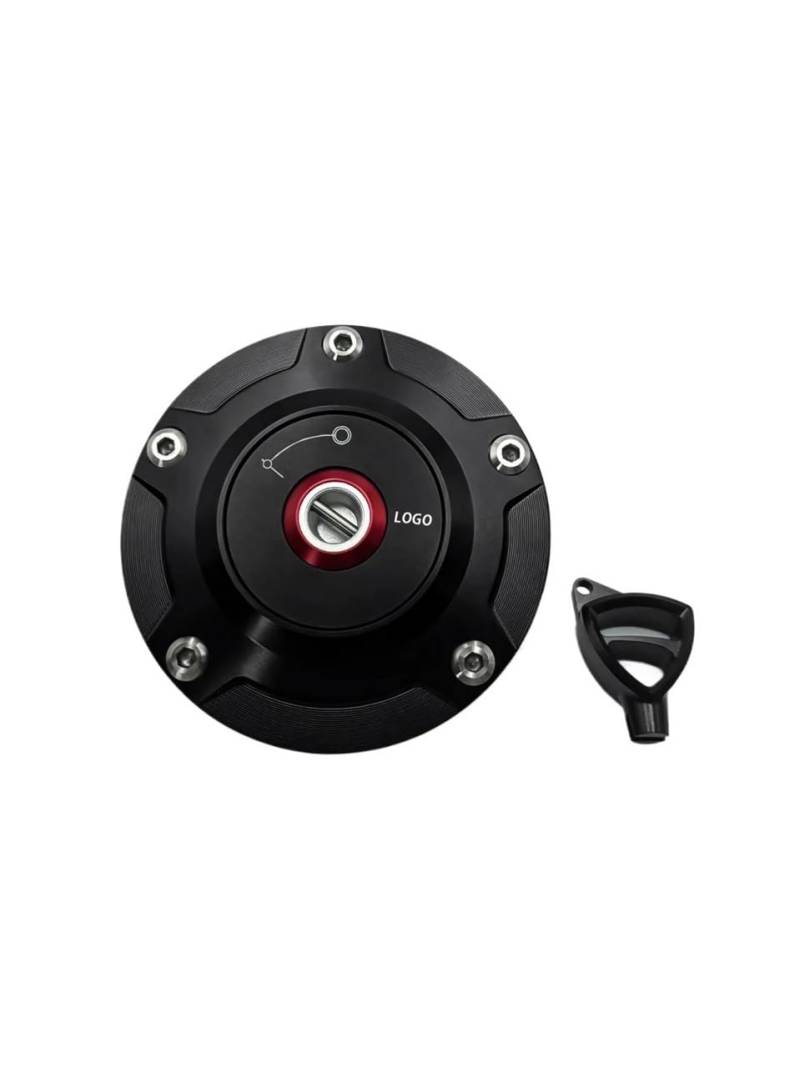 Tankdeckel-Abdeckung Motorrad Kraftstoff Tankdeckel Für Du&Cati Monster 795 1100 EVO ABS S Diesel 20th 696 795 Zubehör Keyless Abdeckung Schnell Release von SOJTWMGH