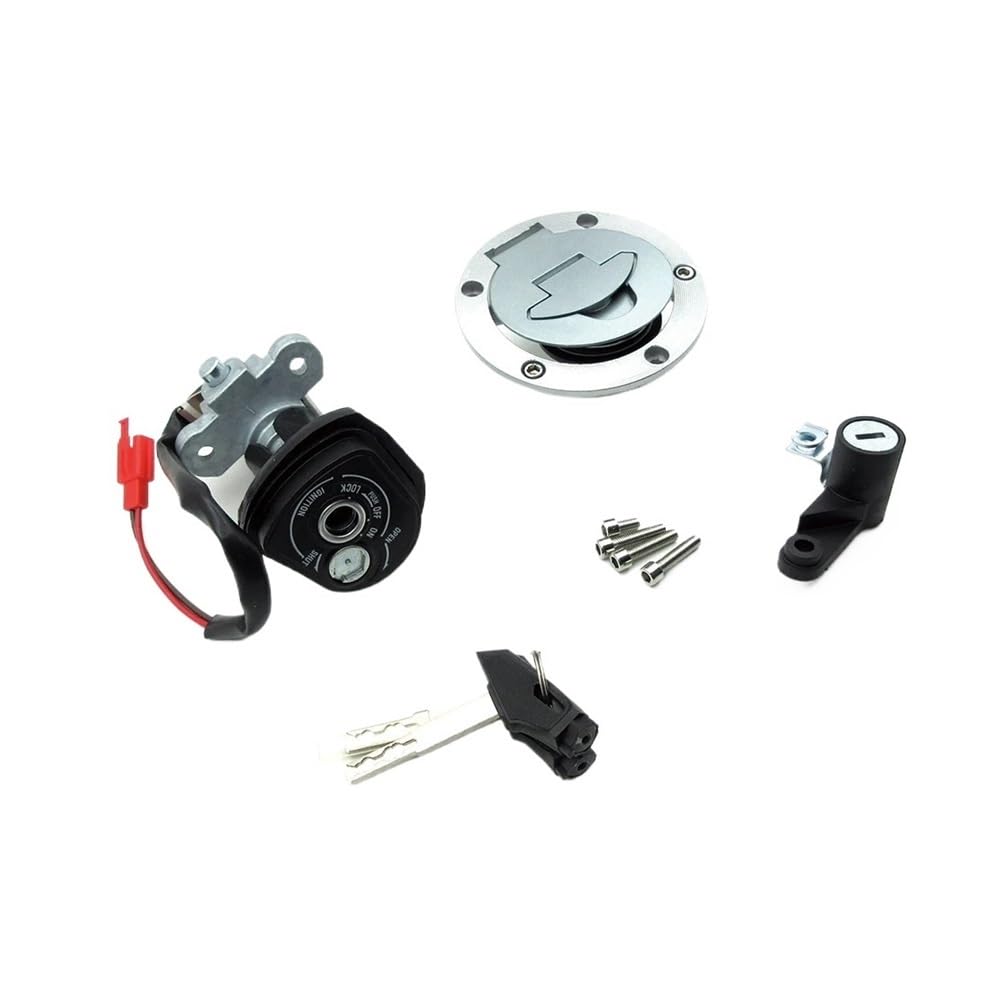 Tankdeckel-Abdeckung Motorrad Zündschloss Sperren 12V Für Yam&aha YZF R15 MT15 MT-15 2015-2016 YZFR15 Moto Kraftstoff Tank Gas Kappe Schlüssel Sitz Lock Set von SOJTWMGH