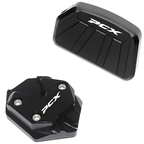 Vergrößern Ständer Verlängerung Pad Für HO&NDA PCX 160 Motorrad Seite Brace Pad Seitenständer Verlängerung Pad Kit Ständer Platte Enlarger Pad Set Motorrad Zubehör von SOJTWMGH