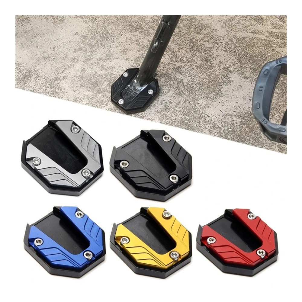 Vergrößern Ständer Verlängerung Pad Für Moto Gu&zzi V85tt Teile Für Motorräder Crf1000 Roller Motorrad Kickstand Extender Fuß Seite Stehen Erweiterung Zubehör von SOJTWMGH