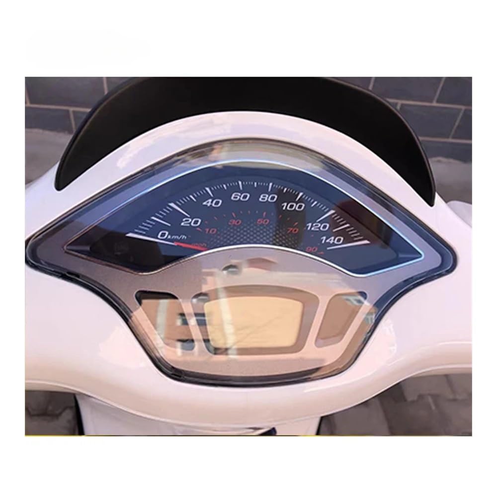 displayschutz 2 STÜCKE Motorrad Instrument Tacho Bildschirm Dashboard Cluster Kratzschutzfolie Für Vespa GTS 2017 2018 2019 von SOJTWMGH