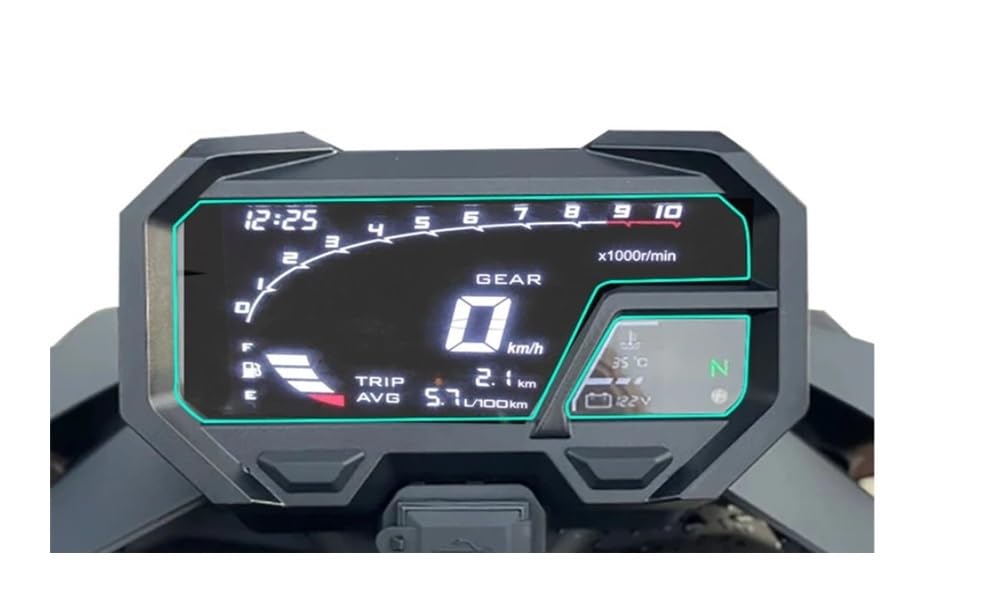 displayschutz FÜR Loncin VOGE 300DS 2019-2022 Motorrad Cluster Scratch TPU Film Dashboard Screen Protector Anti Öl von SOJTWMGH