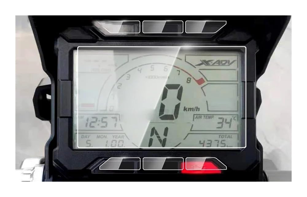 displayschutz Für Ho&nd&a Displayschutzfolie X-ADV XADV 750 XADV750 2017 Motorrad Armaturenbrett Kratzschutzfolie Cluster Schutzfolie von SOJTWMGH