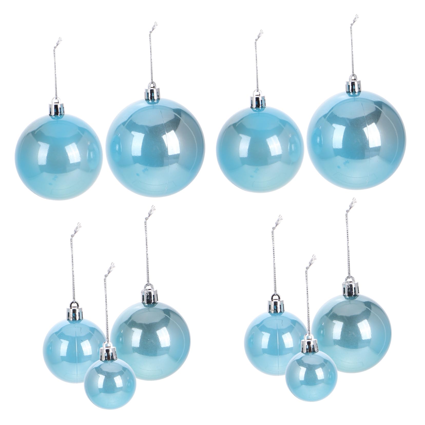 37 Stück Rv Dekorationskugeln Weihnachtsbaumdekoration Dekorationen Für Den Weihnachtsbaum Blaues Dekor Weihnachtsbaumkugel Weihnachtskugel Ornamente Weihnachtsbaumschmuck SOLUSTRE von SOLUSTRE