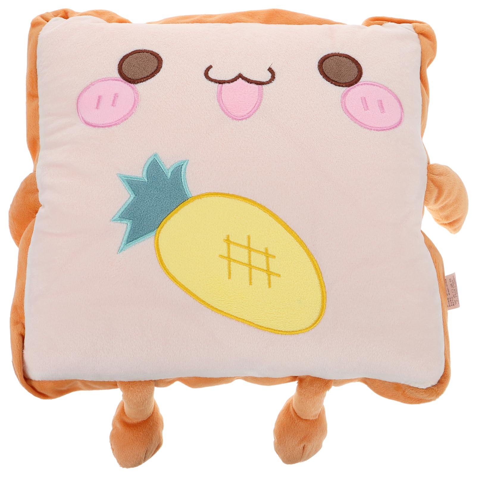 Autokissen schlafdecke Essen Plüsch Deckenkissen Toast Stofftier Sitzkissen süß kawaii Kissen Baguettekissen Schreibtischstuhlkissen süß klimatisiertes Kissen Kawaii-Stuhl SOLUSTRE von SOLUSTRE