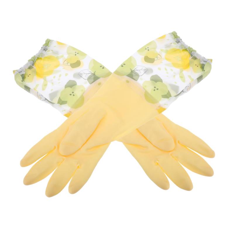 SOLUSTRE 1 Paar wasserdichte Küchenhandschuhe Item-Tools Fensterhaken Handschuhe Zum Waschen Von Handschuhen Cartoon-Haken Kleine Sprühflasche Stanzfreie Haken Yellow Polyvinylchlorid (PVC) von SOLUSTRE