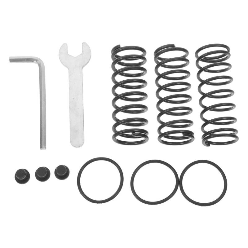 SOLUSTRE 1 Satz Autosimulator-Kit Bremse Bremspedalauflage Kupplung Griffe Pedal für Auto Pedale Rennsimulator elektronisches Teil Pedalauflagen Gummis Federn reise zubehör Eisen Black von SOLUSTRE