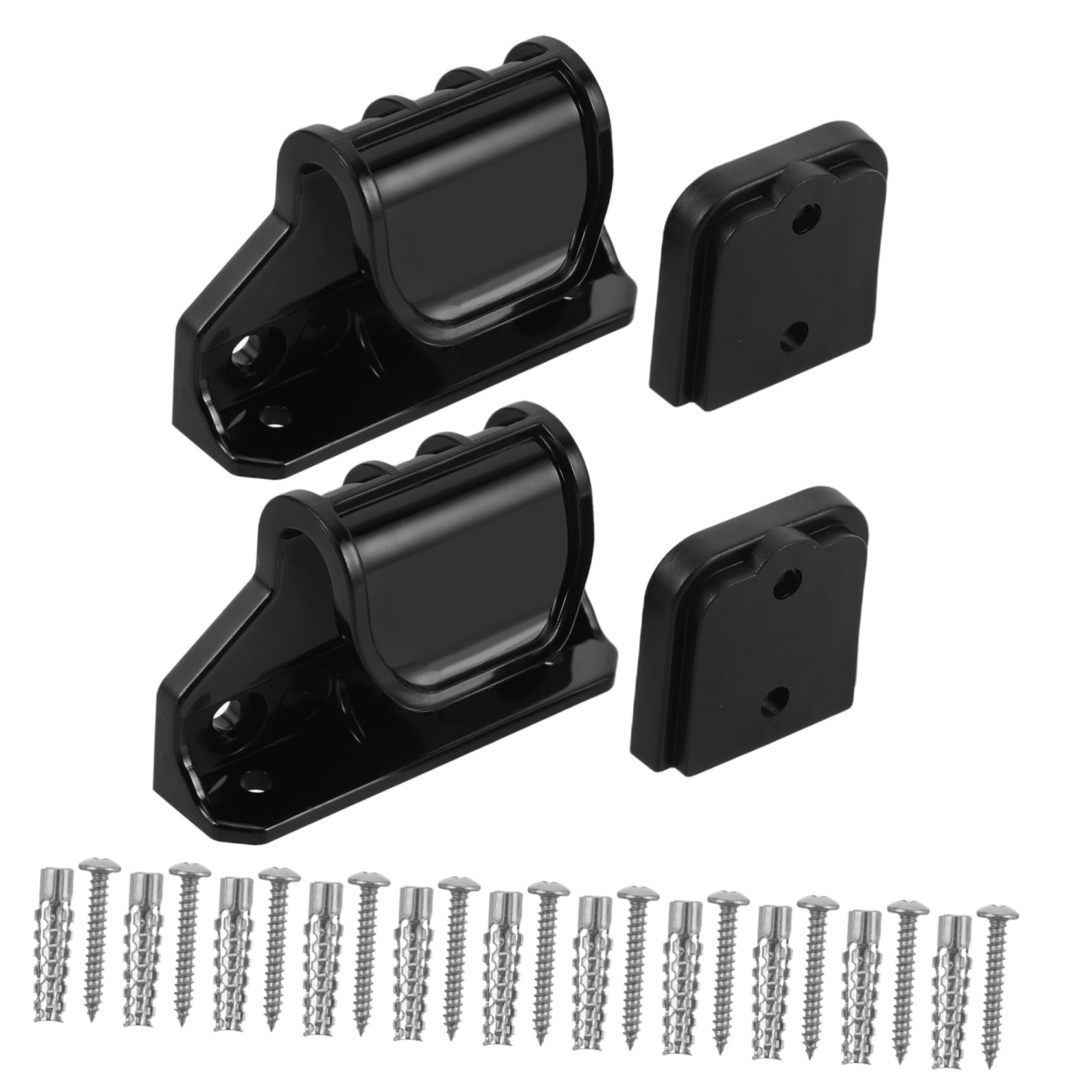 SOLUSTRE 1 Set Retraktabelbare Gate Teile Für Innensicherheit Einschließlich Und Schrauben Die Ideal Für Treppen Und Türen Schwarzer Hardware Set Ideal von SOLUSTRE