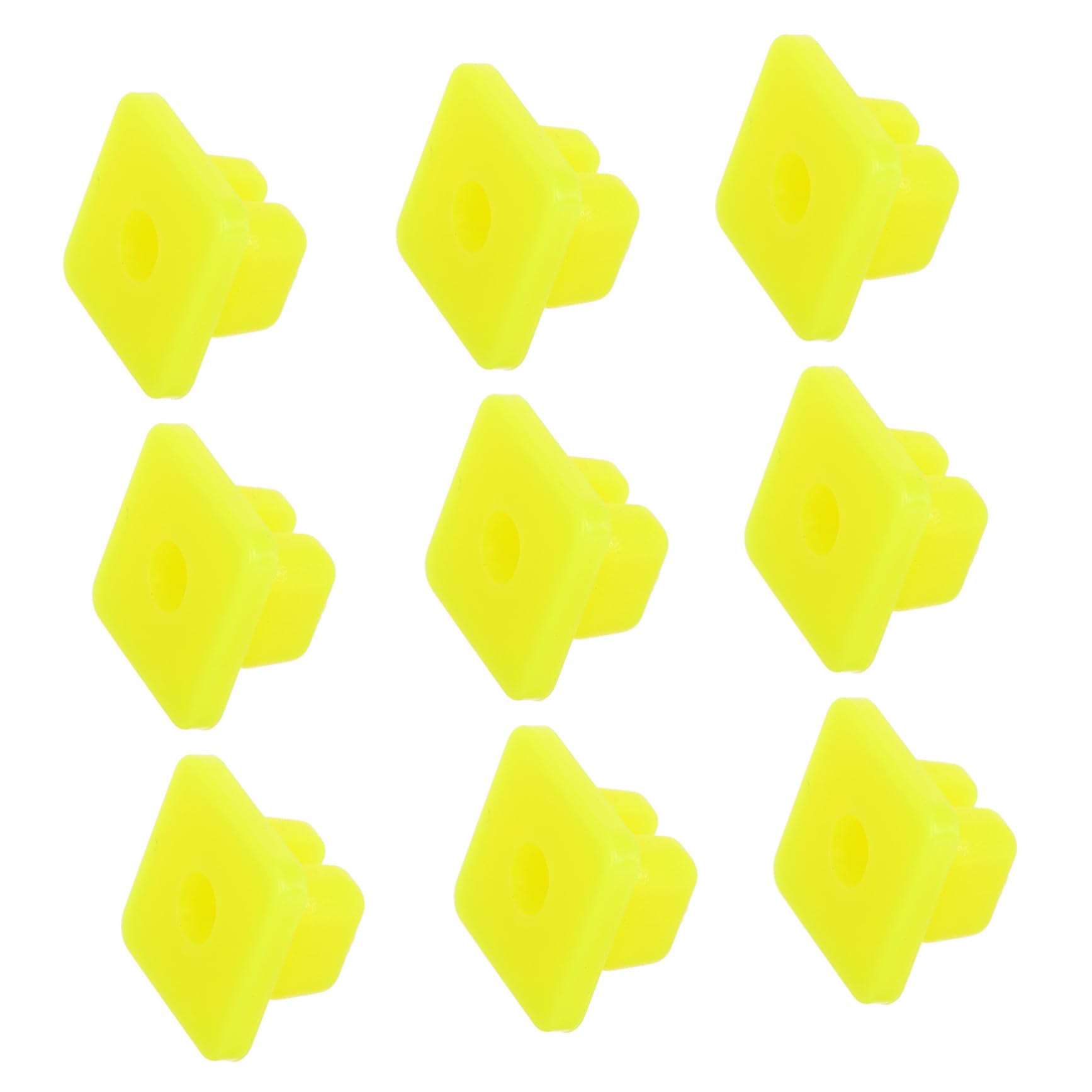 SOLUSTRE 10 Stk Feste Schraubschnalle Lautsprecherkabeladapter Autoklammern Aus Kunststoff Autositz-clips Autozubehör Befestigungsclip Aus Kunststoff Sitzschnallenclip Yellow Plastik von SOLUSTRE