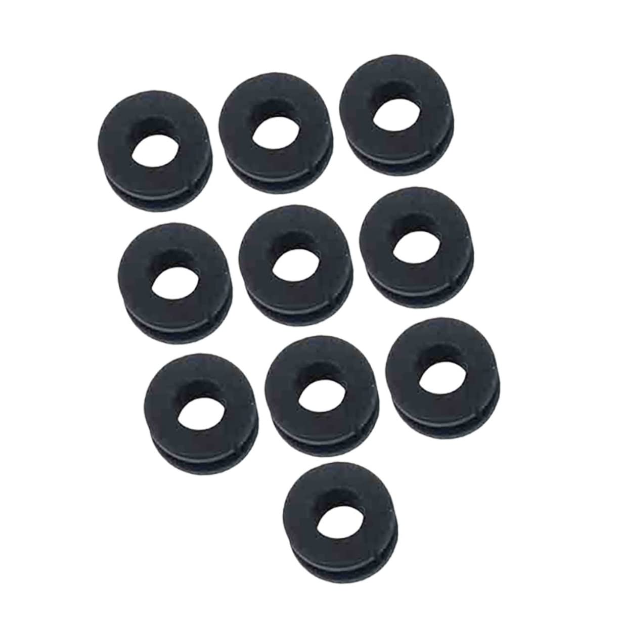 SOLUSTRE 10Er-Sets dichtring wachswärmer shock absorber ersatzteile Federung gummiringe stossdämpfer Absorptionsgummiring Puffer Gummiring Gummidichtung Black von SOLUSTRE