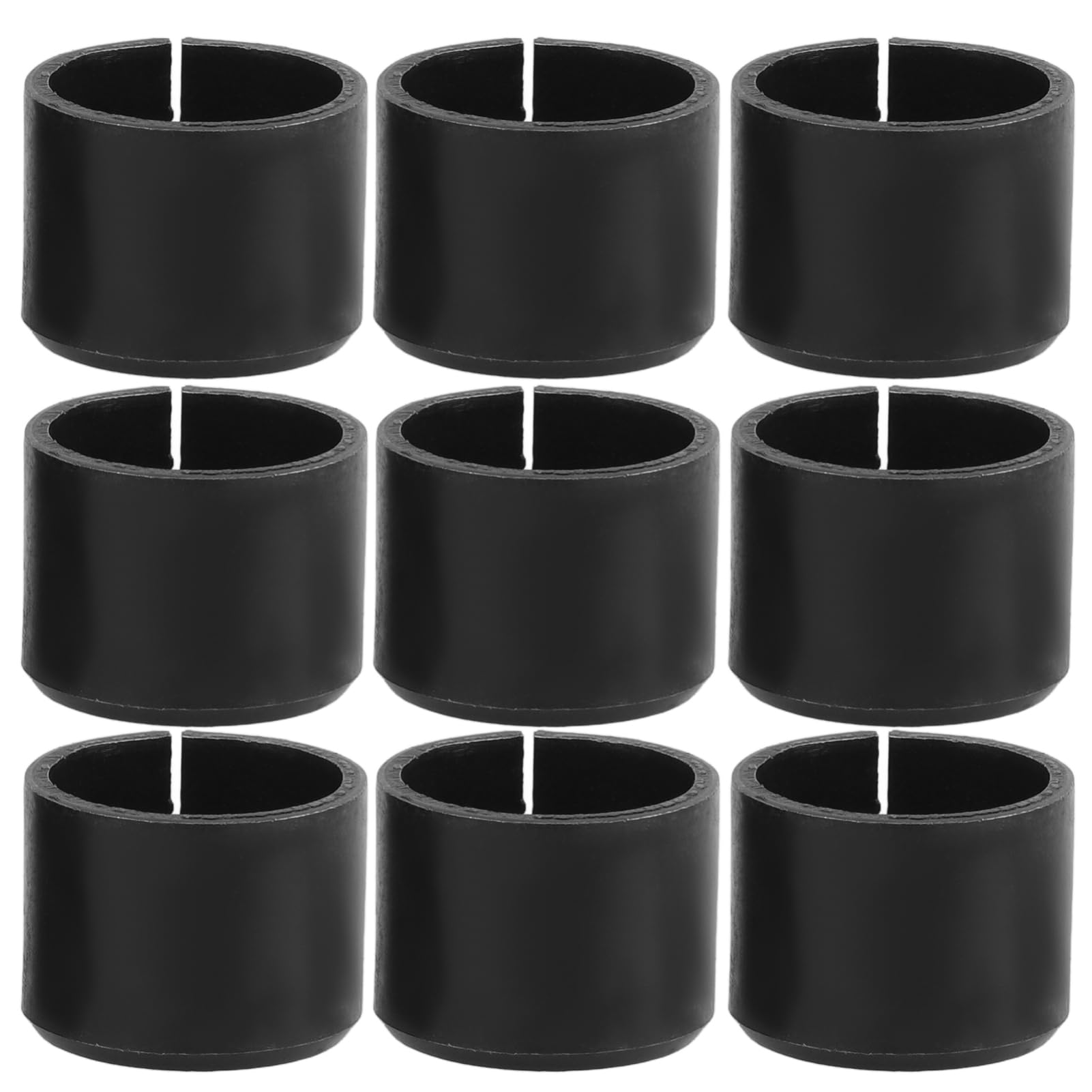 SOLUSTRE 10St Radnaben-Positionierungsring Radmuttern Sicherungsmuttern Zylindertankring Lenker Shim Kontermutter Weicher Schlauchadapter Reifennabenringe 65 Mangan-Federstahl Black von SOLUSTRE