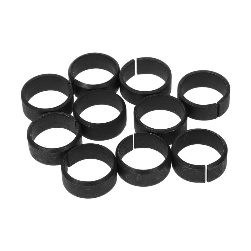 SOLUSTRE 10St Radnaben-Positionierungsring Radmuttern Sicherungsmuttern Zylindertankring Nabenringe für Kraftfahrzeuge Nasenadapter -Ringadapter 65 Mangan-Federstahl Black von SOLUSTRE