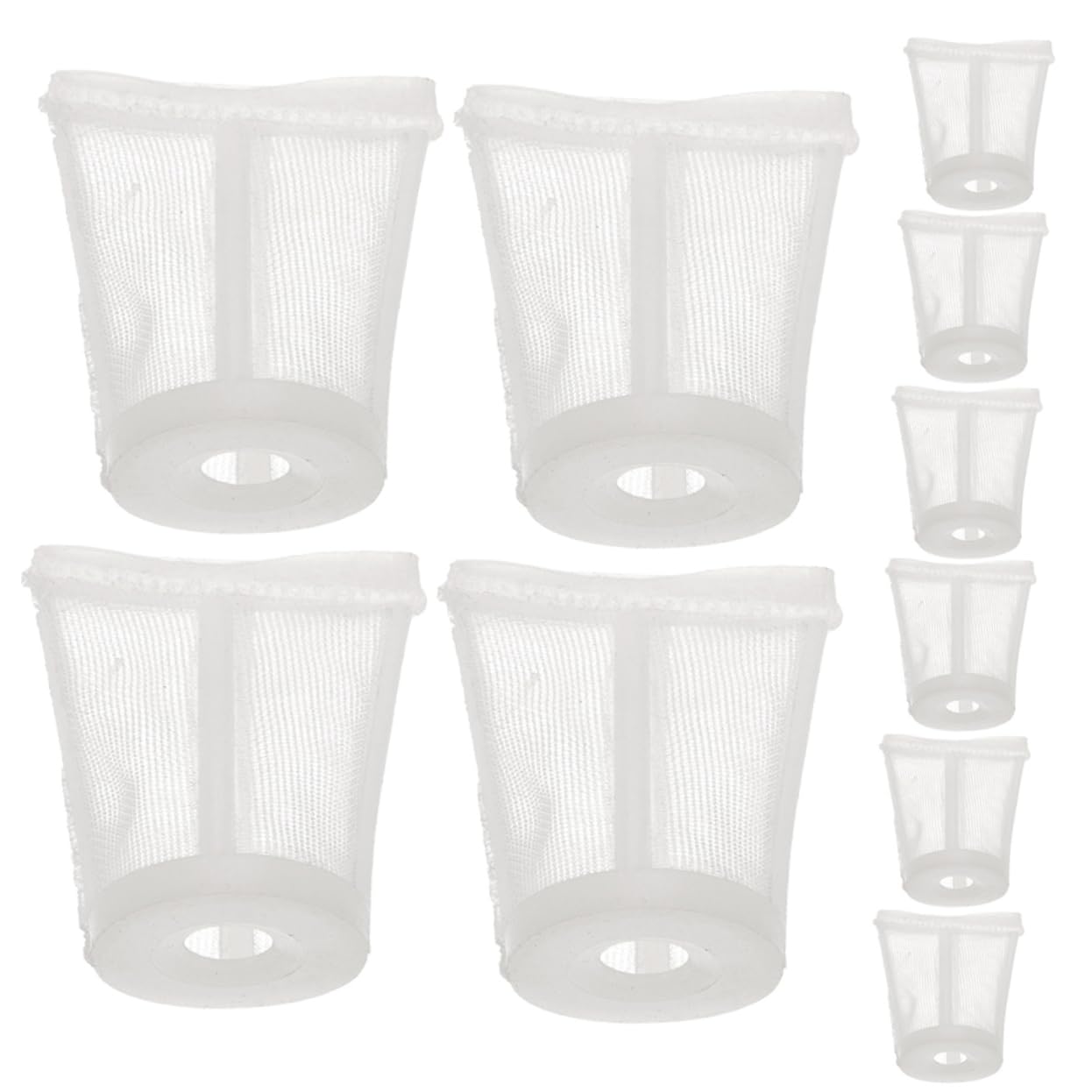 SOLUSTRE 10St Spritzpistolenfilter Farbspritzfilter 120-Mesh-Filter für Sprühgerät Filter für Airless-Spritzgerät Kleiner Siebfilter für Sprühgerät Farbspritzgitter Kunststoff-Nylon von SOLUSTRE