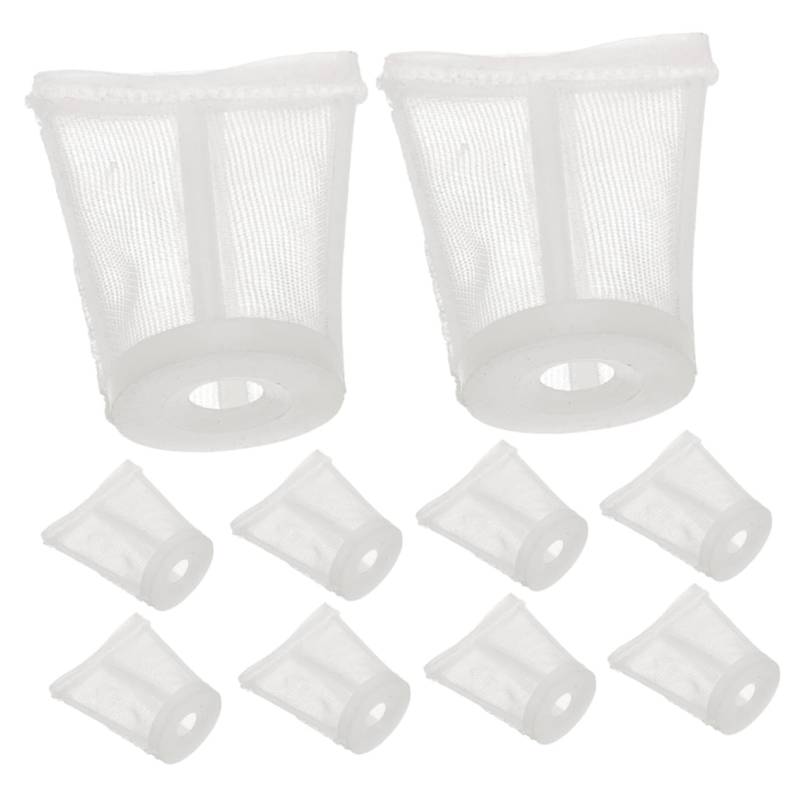 SOLUSTRE 10St Spritzpistolenfilter Tee-Ei Sprühsieb Wasserkocher herausnehmbares Teesieb Abfluss Filter für Airless-Spritzgerät 120-Mesh-Filter für Sprühgerät Spritzschirm Kunststoff-Nylon von SOLUSTRE