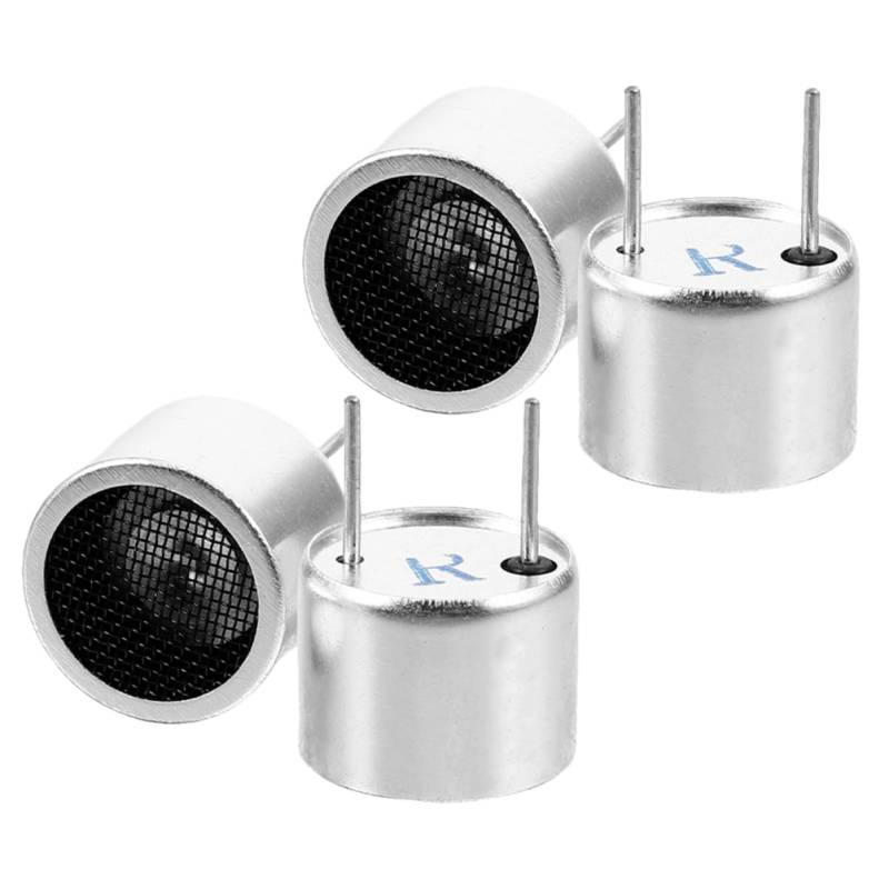 SOLUSTRE 2 Paar Sonde Subwoofer-Receiver Verstärker Empfänger Ultraschallsender Ultraschallsensor Schallwellensensor Stereolautsprecher für Receiver Ultraschallempfänger Eisen Silver von SOLUSTRE