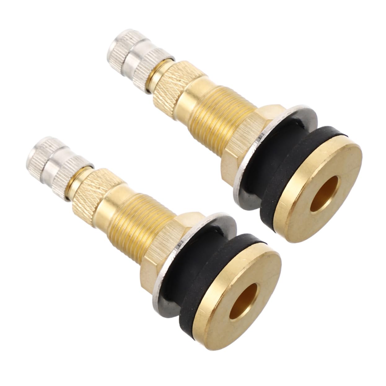 SOLUSTRE 2 Pcs Ventil Reifen Tubeless Reifen Zubehör Kupfer Goldene von SOLUSTRE