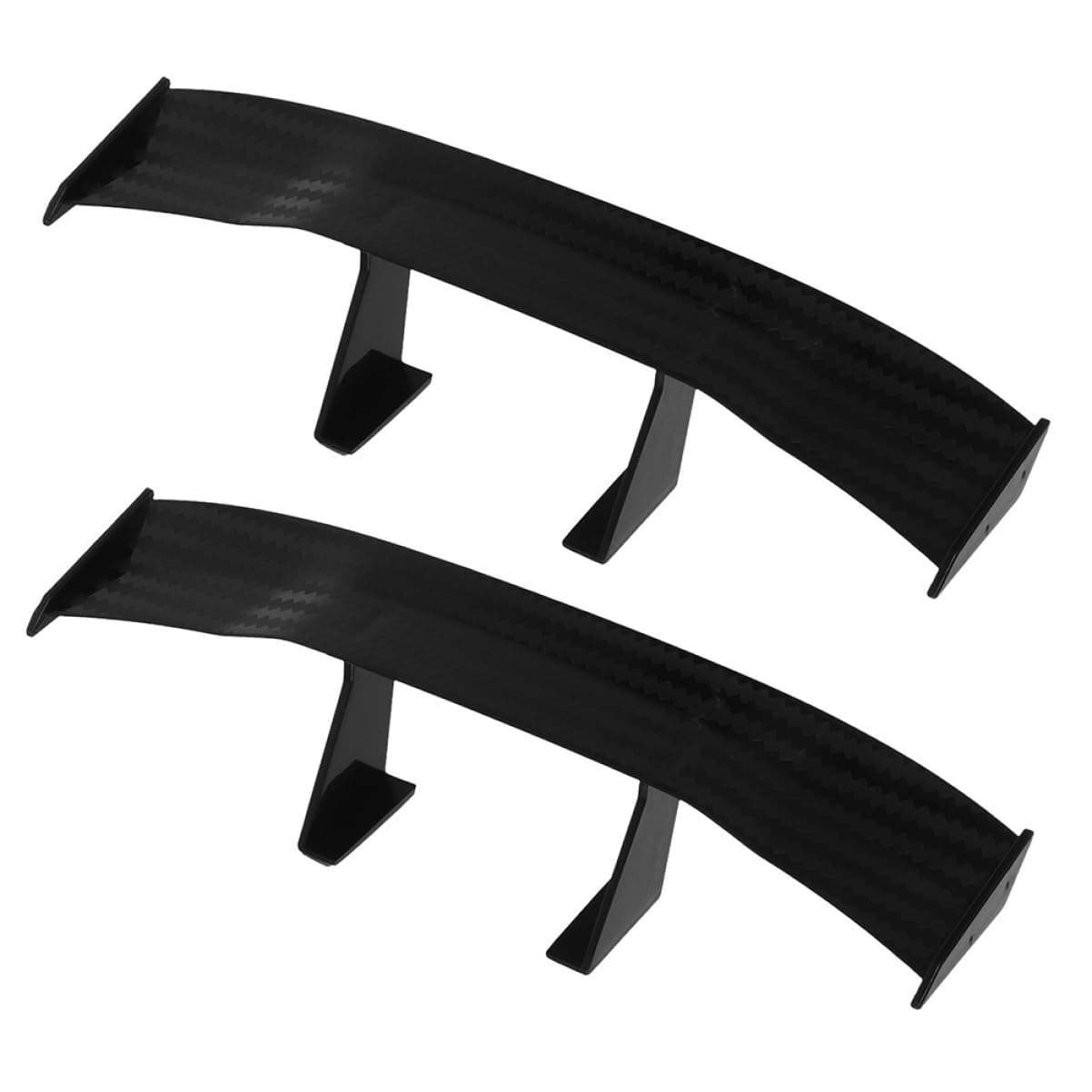 SOLUSTRE 2 STK Auto Kleiner Heckflügel Modifizierter Spoiler Kleiner Flügelspoiler Autoaufkleber Mini-Spoiler Dachspoiler Hinten Modifiziertes Auto Heckspoiler Kleine Flügel Abs Black von SOLUSTRE