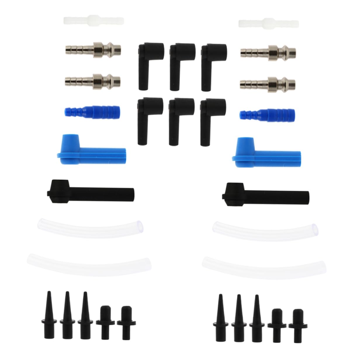 SOLUSTRE 2 Sätze Bremsölwechselmaschine Injektorreiniger Tank Bremsentlüfter elektrische Luftpumpe Ventil Bluter ölpumpe Bremsflüssigkeitsanschluss Stecker Bremsflüssigkeitswechsler Plastik von SOLUSTRE