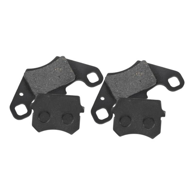 SOLUSTRE 2 Sätze Pitbike-bremsbeläge -scheibenbremsen-set Hintere Bremsscheibe Für Dirtbike Mini-fahrradbremsen-kit Dirtbike-bremsbelag Go-kart-bremsbelag Black von SOLUSTRE