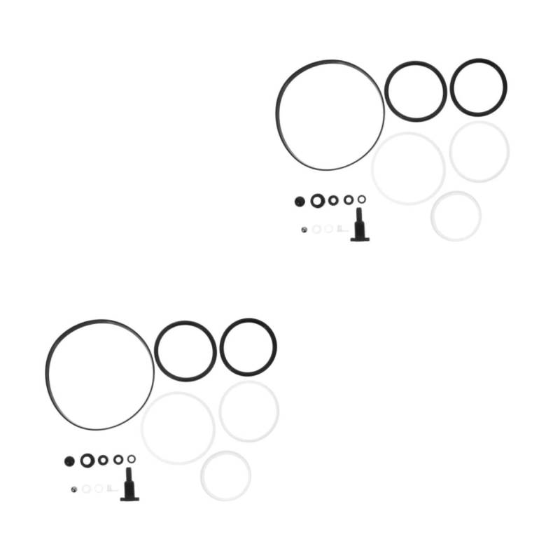 SOLUSTRE 2 Sätze Wagenheber-Reparatursatz Reparatursatz für horizontale Wagenheber hydraulische Sears Teile für Reparaturen Wagenheber-Ersatzsatz Dichtungsring für Schnellkochtopf Plastik von SOLUSTRE