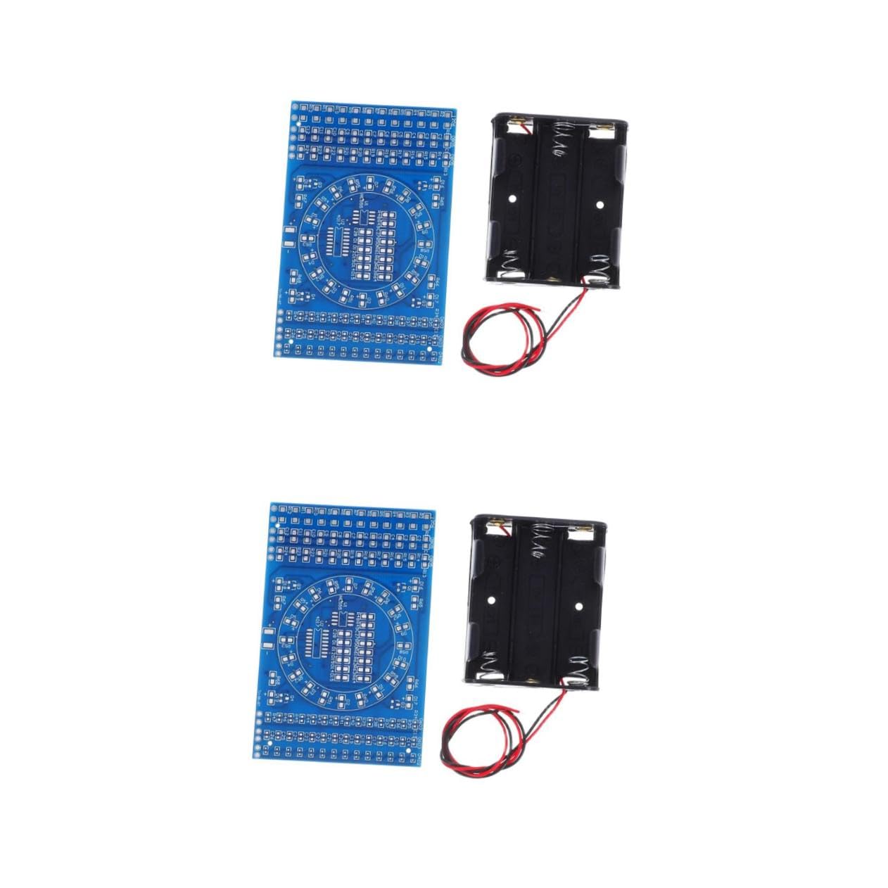 SOLUSTRE 2 Sätze Wasserlampe Lötübungsbrett Löten Übungskasten Schweißtrainingsset Übungsset Zum Löten Elektronik-lichtplatinen-kit Pcb-schweißen Smd-lötset Lötset-praxis Blue Plastik von SOLUSTRE