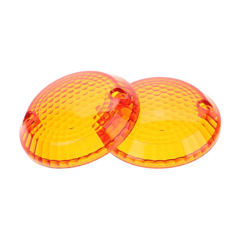 SOLUSTRE 2 Stück Blinker Licht Linsenschutz Licht Linsenabdeckung Blinker Linsenabdeckungen Blinkerschutz Lichter Abdeckung Abs Orange von SOLUSTRE