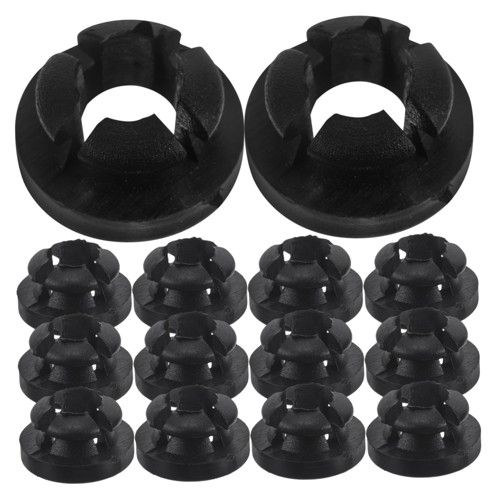 SOLUSTRE 20 Stück Auto Halterung Auto Motorhaube Stütze Motorhaube Halterung Motorhaube Klammer Autohaube Dekoration Clip Haubenstützclip Haubenstützenstangenclip Plastik Black von SOLUSTRE