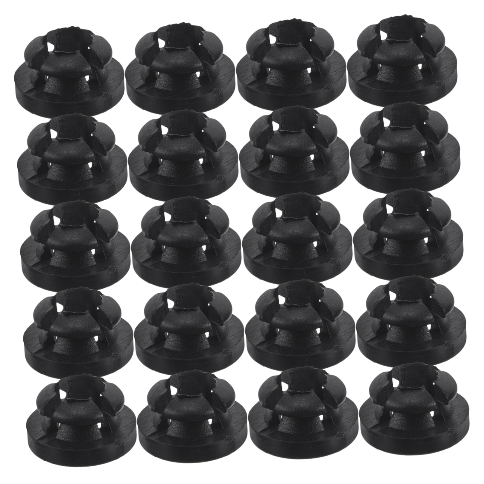 SOLUSTRE 20st Auto Halterung Haubenstützenstangenclip Auto-stützclip Stangenhaltertülle Clip Für Die Motorhaube Eines Autos Haubenstützhalter Universeller Haubenclip Plastik Black von SOLUSTRE