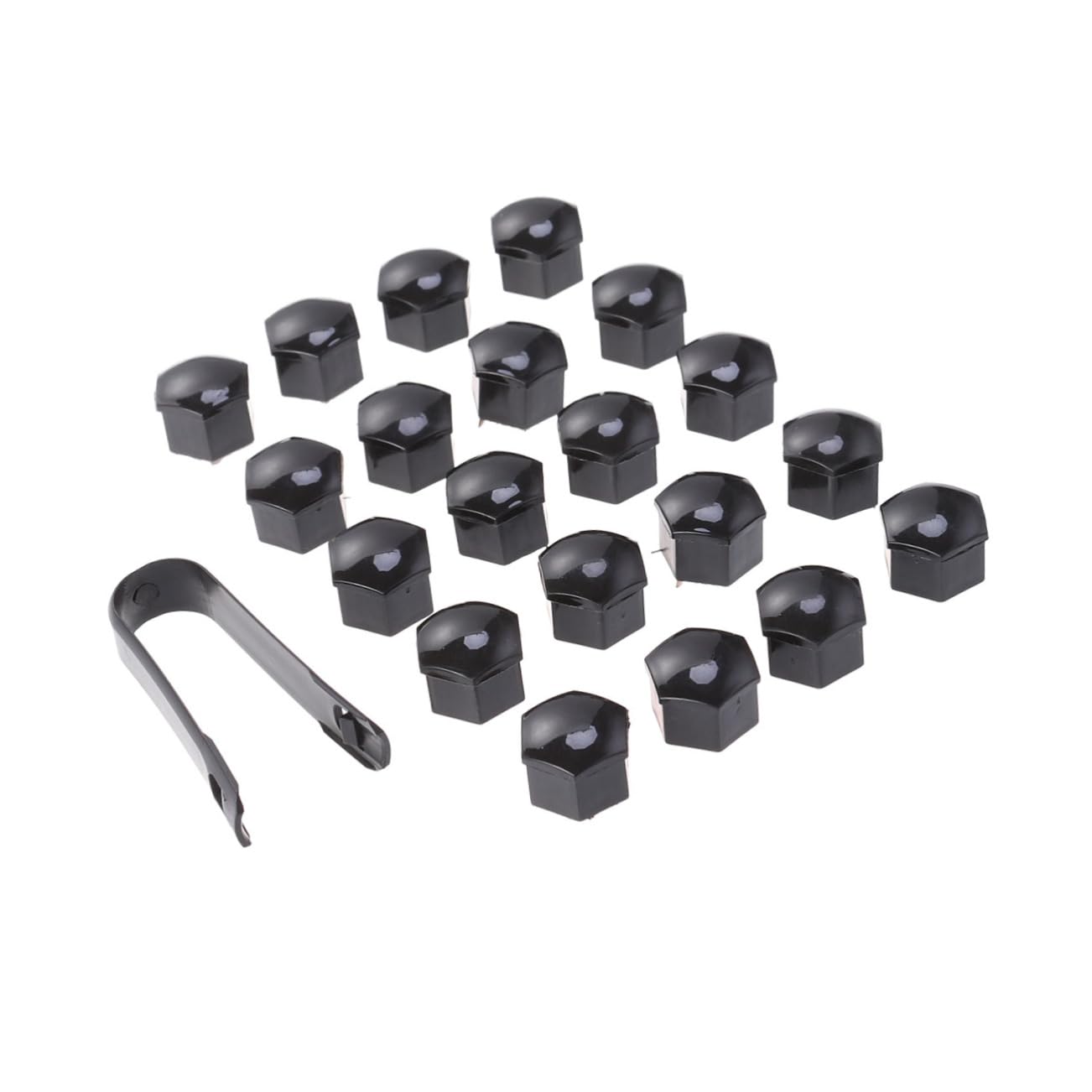 SOLUSTRE 21 1 Sechseckige Radschrauben Abdeckkappen Mit Clips 17mm Universelle Bolzenkappen Für Auto Radmuttern Schutzkappen Für Schrauben + 1 Clip von SOLUSTRE