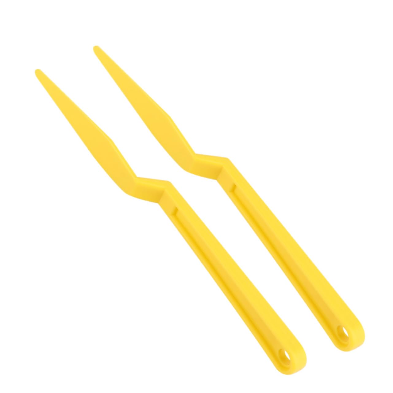 SOLUSTRE 2St Kanten Werkzeug Auto Fensterputzwischer-Set Film Trockenbau Kleiner Rakel Werkzeug kfz car Tools Wrapping Scraper Edge-Closing Tool Wickelschaber Schließwerkzeug Plastik Yellow von SOLUSTRE