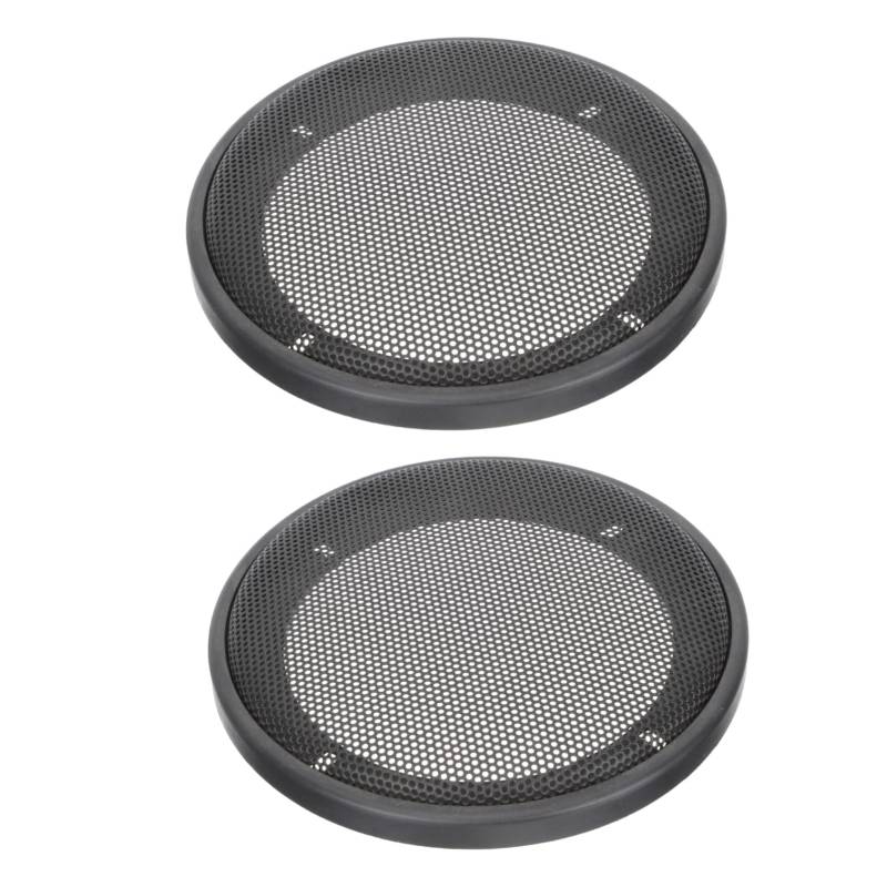 SOLUSTRE 2st Lautsprechergitter Lautsprecherschutzabdeckung Abdeckungen Für Autolautsprecher Auto-subwoofer Lautsprecher-montageabdeckung Subwoofer-netzabdeckungen Ausgleich Black Eisennetz von SOLUSTRE