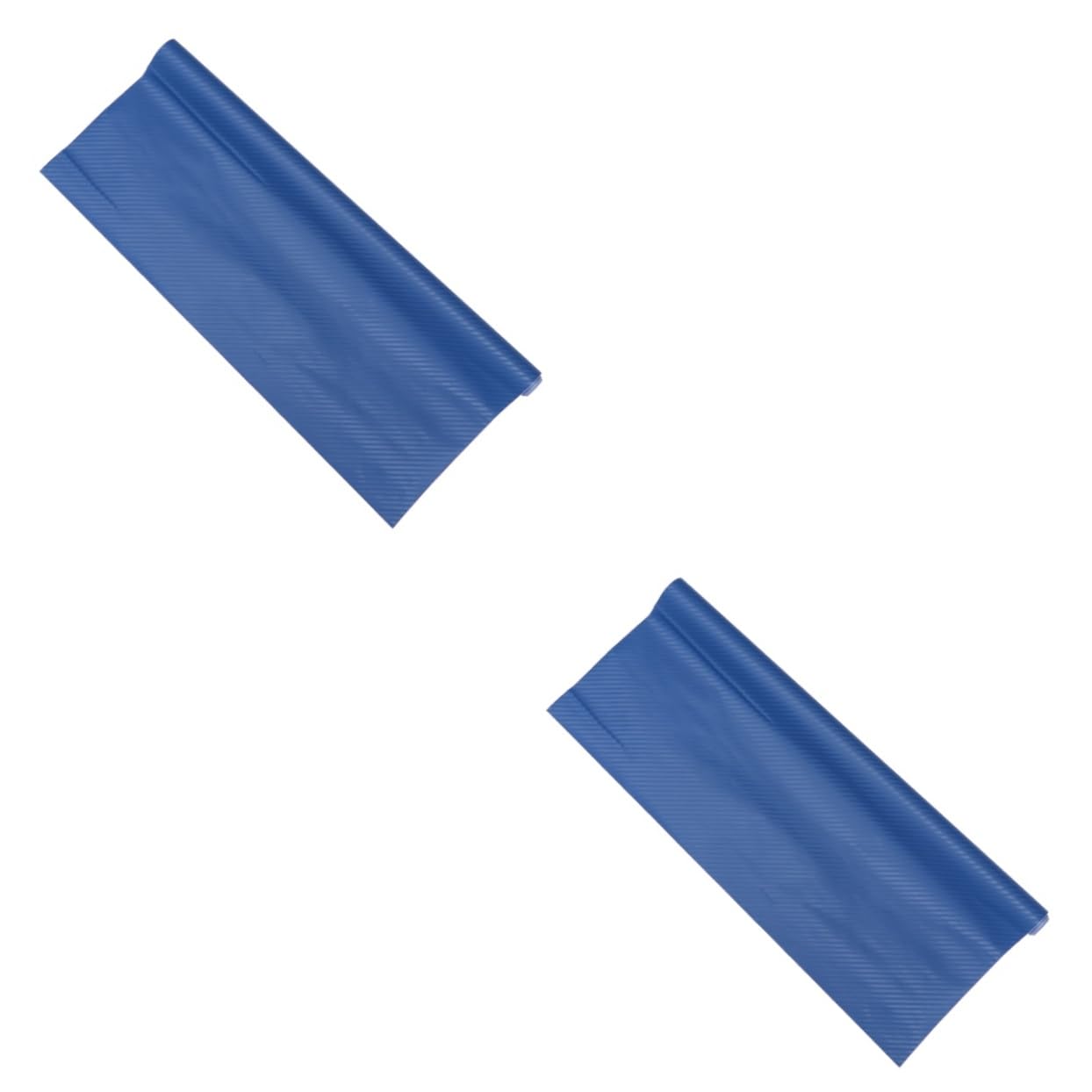 SOLUSTRE 2st Wasserfester Autoaufkleber Blau Kohlefaser-Aufkleber Aus Vinyl 3D-kohlefaser Automobil Autofolierungen Aus Kohlefaser Autoaufkleber Selber Machen Fahrzeug Kratzfest von SOLUSTRE